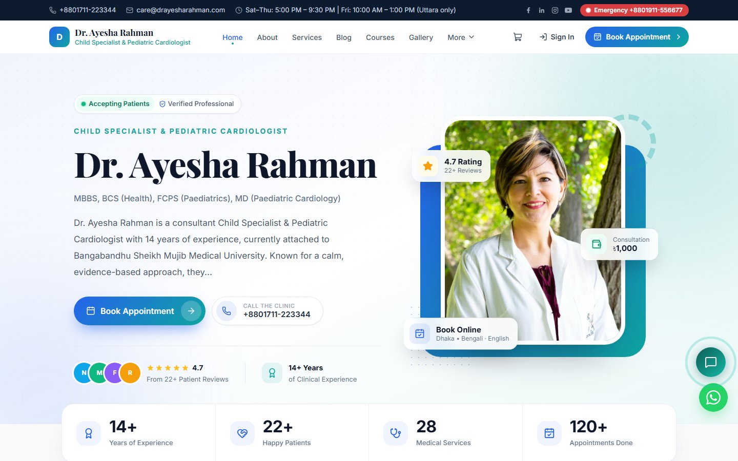 Doctor Website